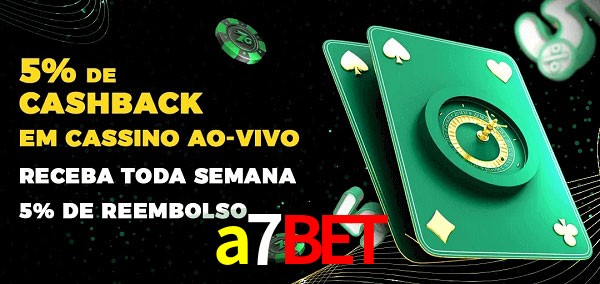Promoções do cassino ao Vivo a7bet